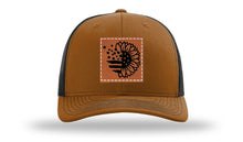 Load image into Gallery viewer, Sunflower Flag Leather Patch Richardson 112 Hat