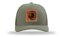 Load image into Gallery viewer, Sunflower Flag Leather Patch Richardson 112 Hat