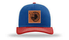 Load image into Gallery viewer, Sunflower Flag Leather Patch Richardson 112 Hat