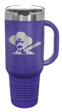Load image into Gallery viewer, Tombstone Hells Comin&#39; 40oz Handle Mug Laser Engraved
