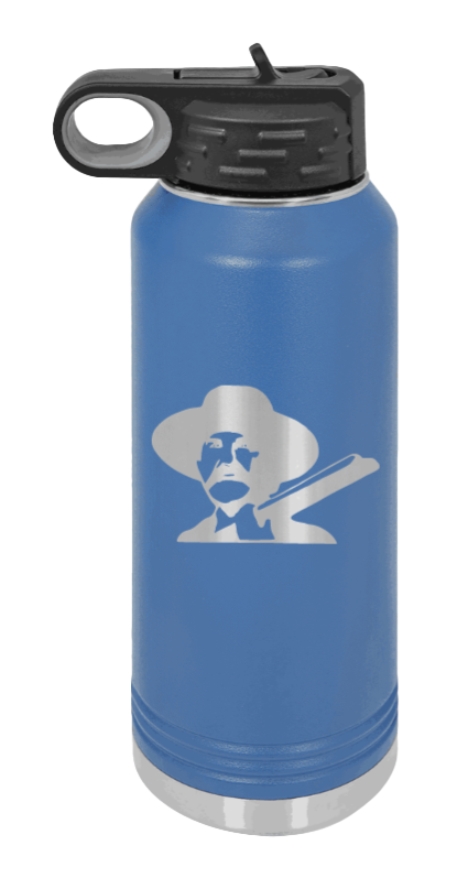 Tombstone 2 Hells Coming - 32oz Water Bottle Laser Engraved- Royal Blue