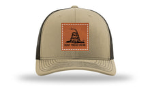 Load image into Gallery viewer, Don't Tread On Me Leather Patch Richardson 112 Hat
