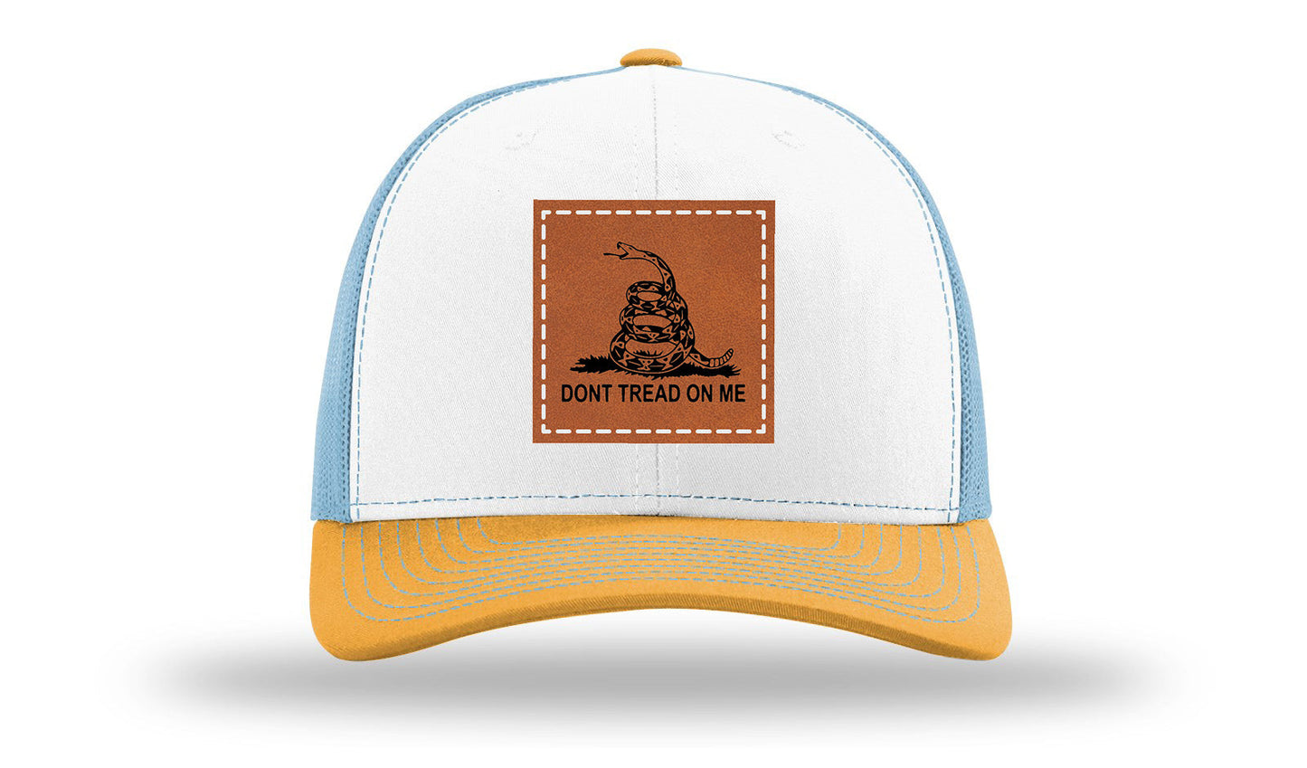Don't Tread On Me Leather Patch Richardson 112 Hat