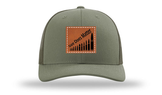 Size Does Matter Leather Patch Richardson 112 Hat