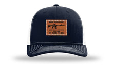 Load image into Gallery viewer, Nobody Needs An AR15 Leather Patch Richardson 112 Hat