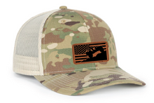 Load image into Gallery viewer, Jeep Flag 2 Leather Patch Hat
