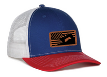 Load image into Gallery viewer, Jeep Flag 2 Leather Patch Hat
