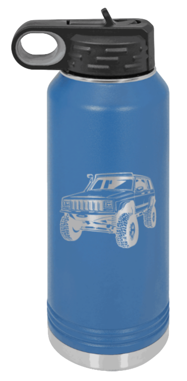 Cherokee - 32oz Water Bottle Laser Engraved- Royal Blue