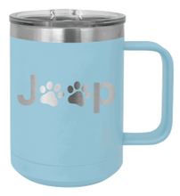 Load image into Gallery viewer, Jeep Paws Laser Engraved Mug (Etched)
