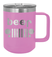 Load image into Gallery viewer, Beer Jeep Laser Engraved Mug (Etched)
