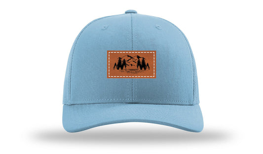 Mountains Leather Patch Richardson 112 Hat
