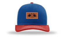 Load image into Gallery viewer, Mountains Leather Patch Richardson 112 Hat