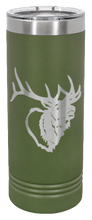 Load image into Gallery viewer, Elk Laser Engraved Skinny Tumbler (Etched)
