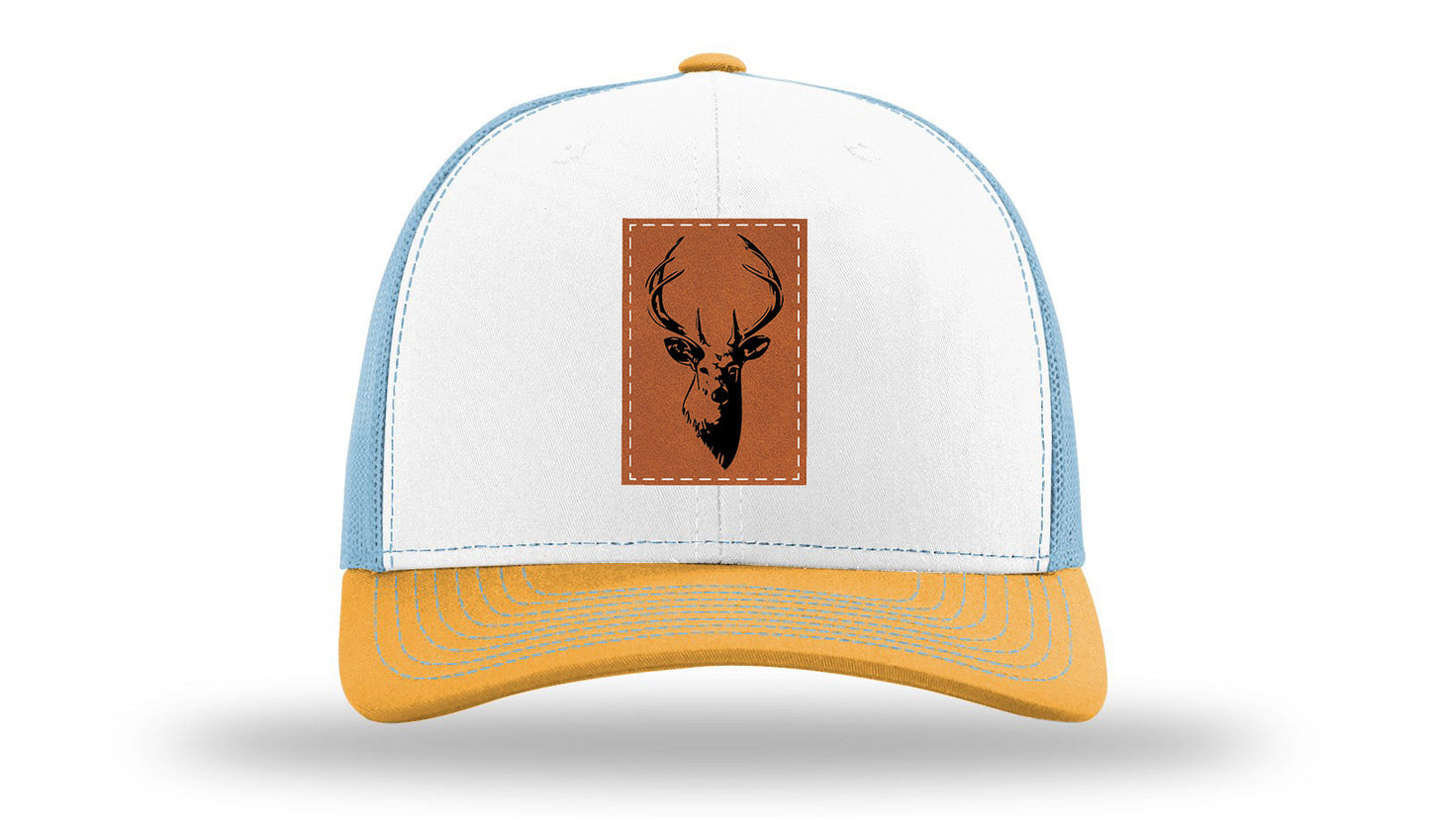 Buck Leather Patch Richardson 112 Hat