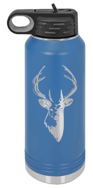 Buck - 32oz Water Bottle- Royal Blue