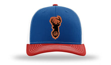 Load image into Gallery viewer, Tristar Flag Deer Leather Patch Richardson 112 Hat