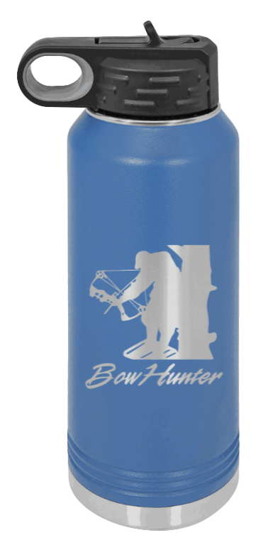 Bow Hunter - 32oz Water Bottle- Royal Blue