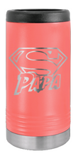 Load image into Gallery viewer, Super Papa Laser Engraved Slim Can Insulated Koosie
