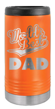 Load image into Gallery viewer, World&#39;s Best Dad Laser Engraved Slim Can Insulated Koosie
