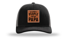 Load image into Gallery viewer, My Favorite People Call Me Papa Leather Patch Richardson 112 Hat