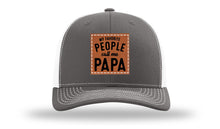 Load image into Gallery viewer, My Favorite People Call Me Papa Leather Patch Richardson 112 Hat
