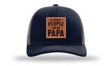 Load image into Gallery viewer, My Favorite People Call Me Papa Leather Patch Richardson 112 Hat