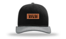 Load image into Gallery viewer, World's Best Dad Leather Patch Richardson 112 Hat