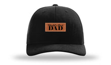 Load image into Gallery viewer, World's Best Dad Leather Patch Richardson 112 Hat