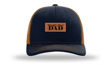 Load image into Gallery viewer, World's Best Dad Leather Patch Richardson 112 Hat