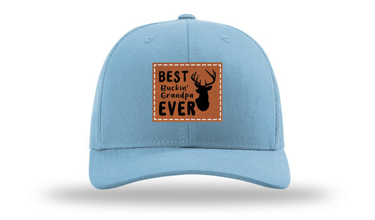 Best Buckin' Grandpa Leather Patch Richardson 112 Hat