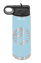 Load image into Gallery viewer, Tennessee Tri-Star Flag Laser Engraved Water Bottle (Etched)
