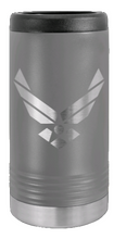Load image into Gallery viewer, Air Force Laser Engraved Slim Can Insulated Koosie
