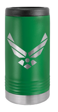 Load image into Gallery viewer, Air Force Laser Engraved Slim Can Insulated Koosie
