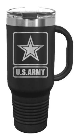 Army 40oz Handle Mug Laser Engraved
