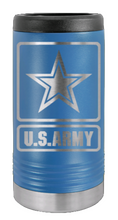 Load image into Gallery viewer, Army Laser Engraved Slim Can Insulated Koosie
