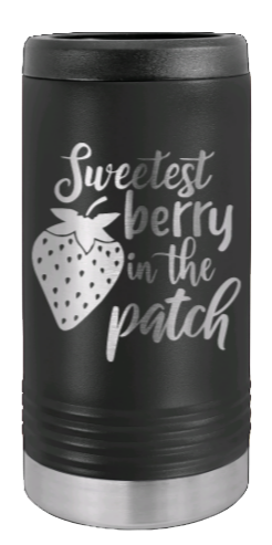 Sweetest Berry In The Patch Laser Engraved Slim Can Insulated Koosie