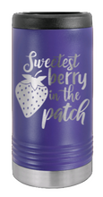 Load image into Gallery viewer, Sweetest Berry In The Patch Laser Engraved Slim Can Insulated Koosie
