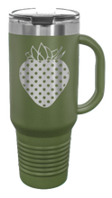 Load image into Gallery viewer, Strawberry 40oz Handle Mug Laser Engraved
