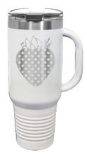 Load image into Gallery viewer, Strawberry 40oz Handle Mug Laser Engraved
