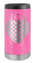 Load image into Gallery viewer, Strawberry Laser Engraved Slim Can Insulated Koosie
