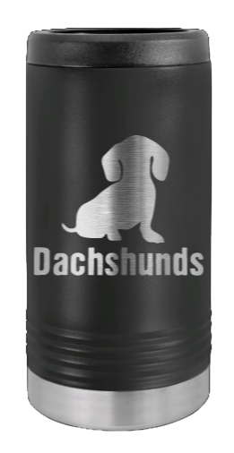 Dachshunds Laser Engraved Slim Can Insulated Koosie