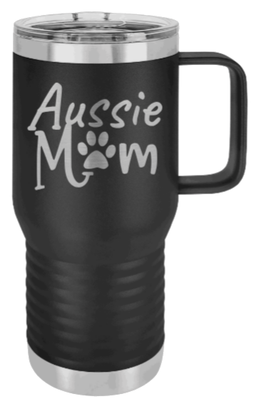 Aussie Mom Laser Engraved Mug (Etched)
