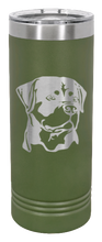 Load image into Gallery viewer, Rottweiler Laser Engraved Skinny Tumbler (Etched)
