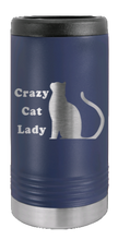 Load image into Gallery viewer, Crazy Cat Lady Laser Engraved Slim Can Insulated Koosie
