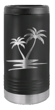 Load image into Gallery viewer, Palm Trees Laser Engraved Slim Can Insulated Koosie
