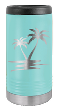 Load image into Gallery viewer, Palm Trees Laser Engraved Slim Can Insulated Koosie
