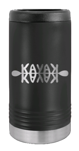 Kayak Laser Engraved Slim Can Insulated Koosie