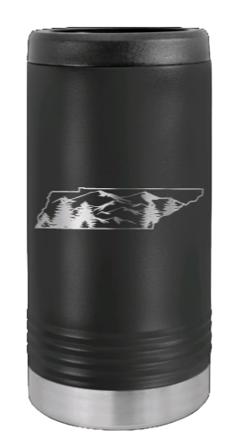 Tennessee Mountains Laser Engraved Slim Can Insulated Koosie