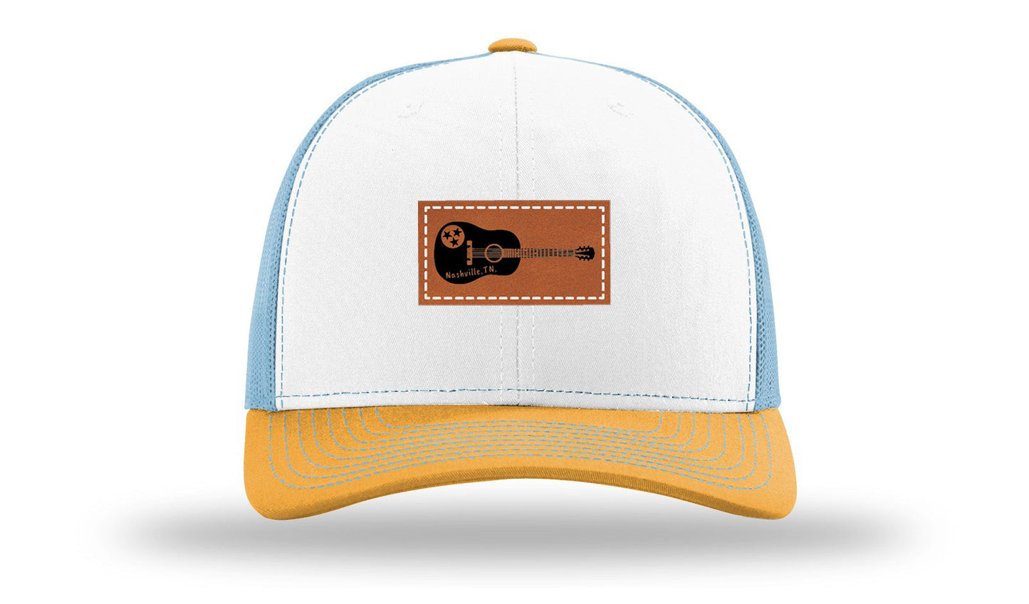 White / Columbia Blue / Yellow