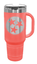 Load image into Gallery viewer, Tennessee Tri-Star 40oz Handle Mug Laser Engraved
